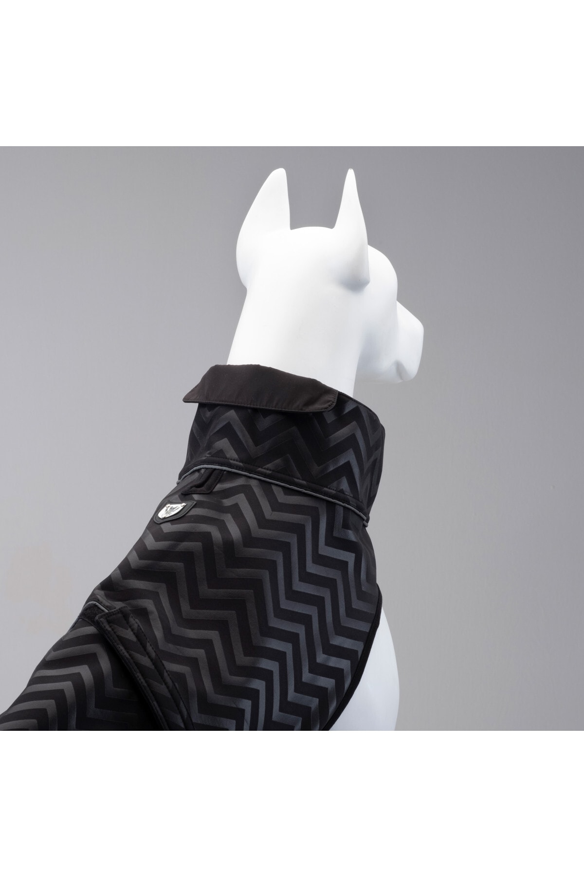 بارانی سگ Softshell Black Stripe مدل SSBLK01، مشکی، ۱۰۰٪ پلی‌استر