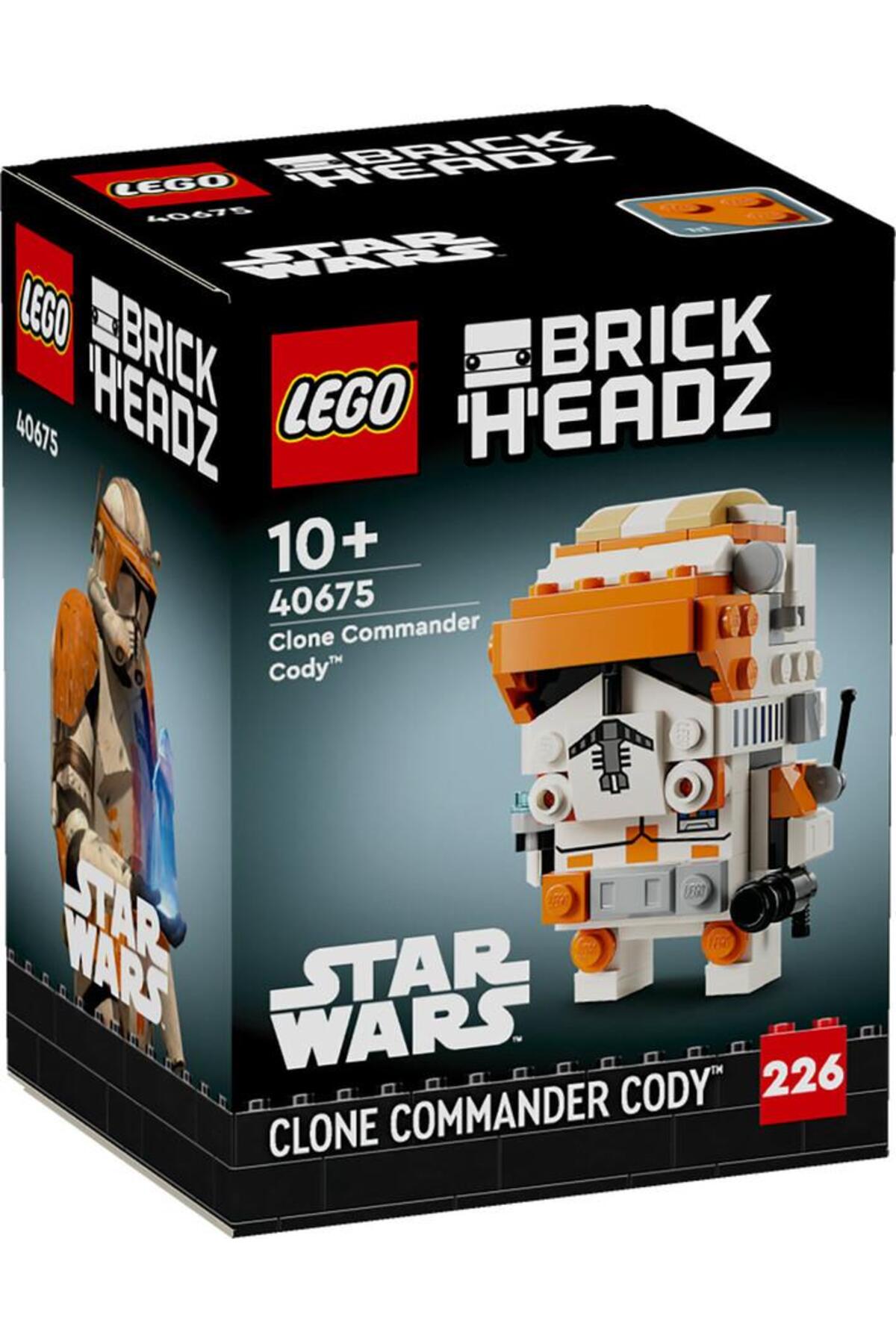 لگو و اسباب بازی های ساخت محور BRICKHEADZ STAR WARS 40675 CLONE COMMANDER CODY™ اورجینال LEGO
