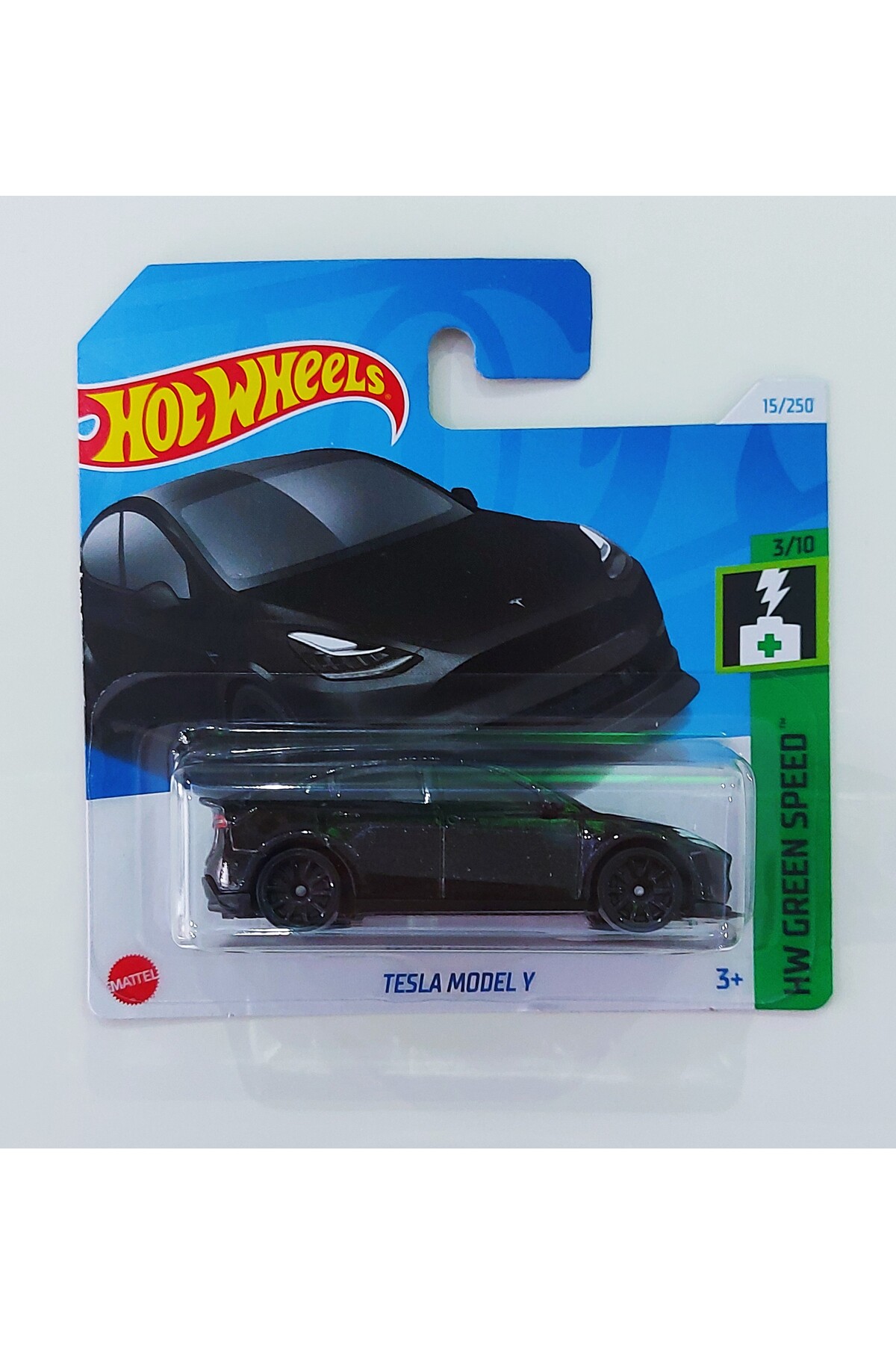 ماشین اسباب بازی 2024 مدل تسلا Y رنگ سیاه هات ویلز اورجینال HOT WHEELS