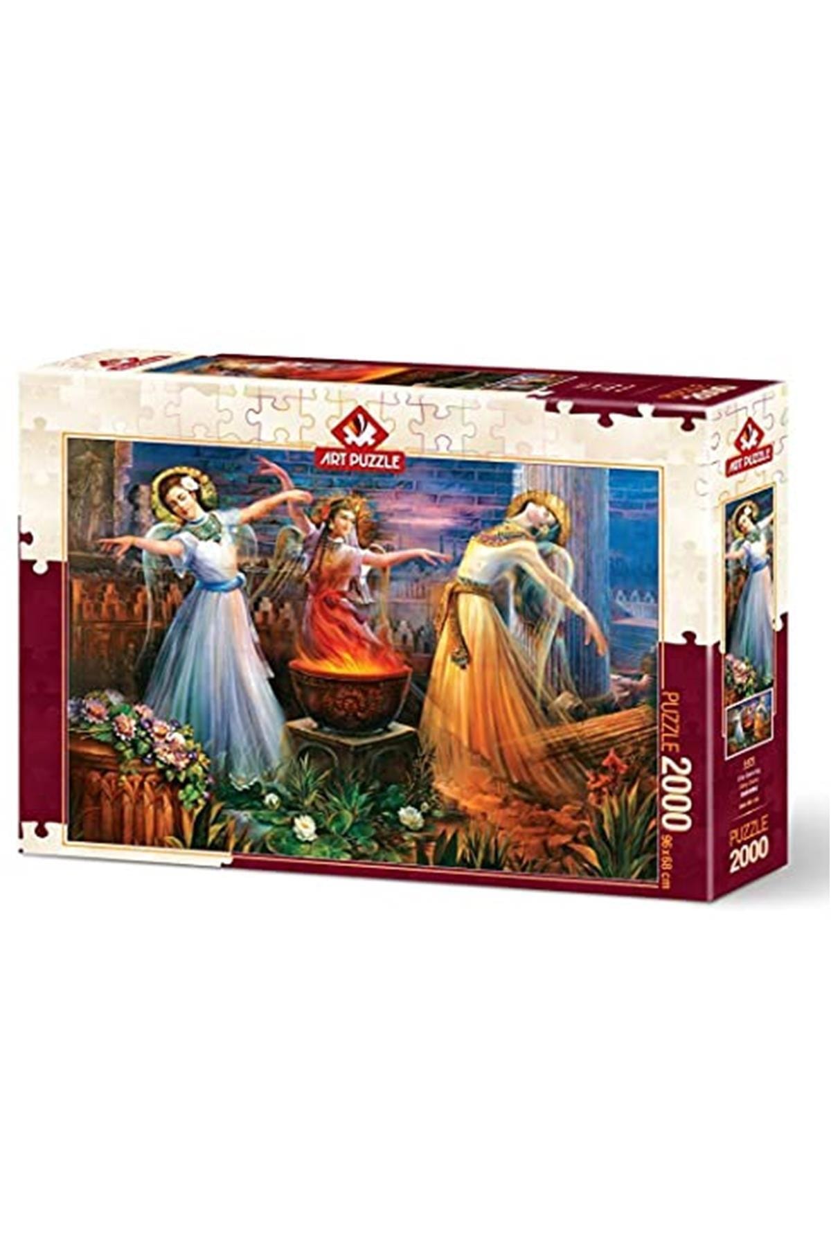 پازل 5470 FIRE DANCE 2000 قطعه بسیار رنگارنگ اورجینال ارت Art Puzzle