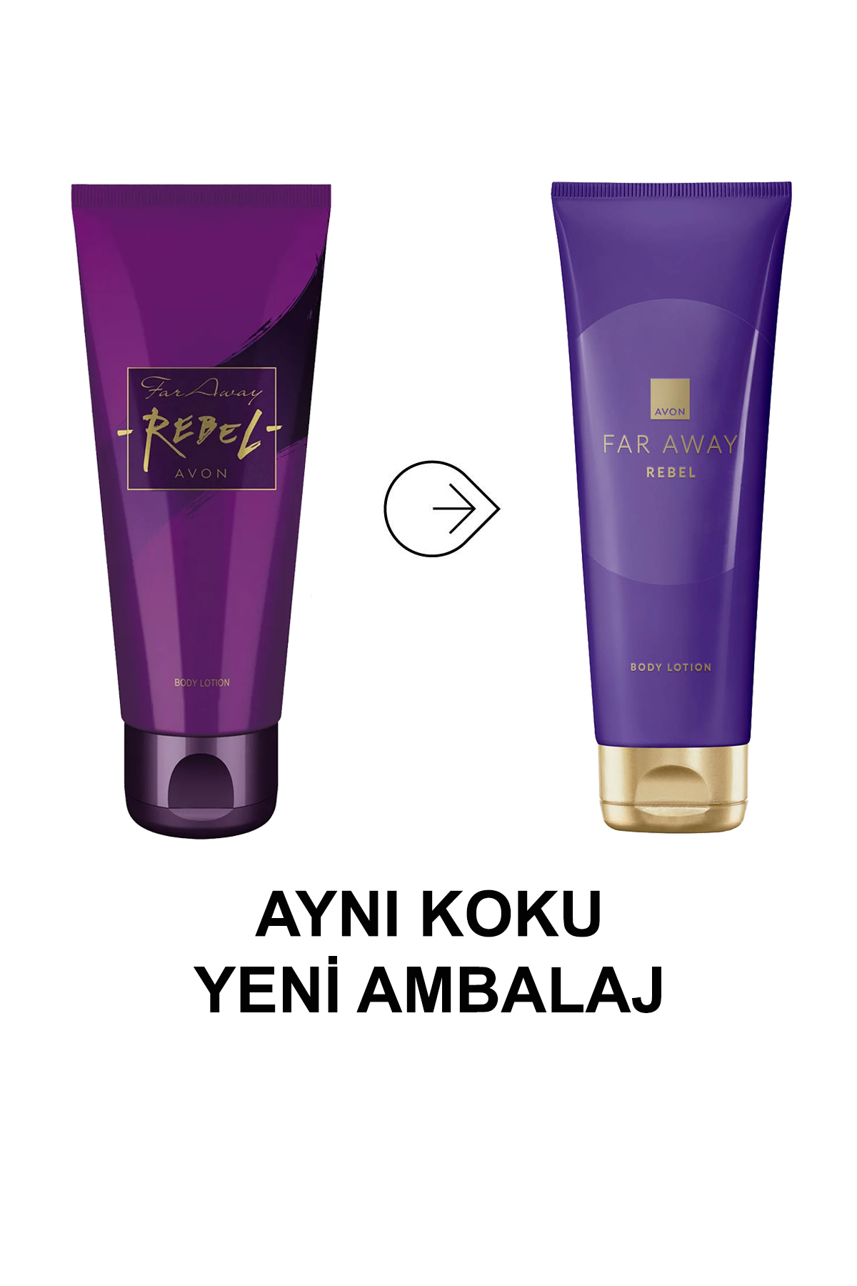 کرم بدن Far Away Rebel با حجم 125 میلی لیتر مناسب برای پوست های خشک آون Avon