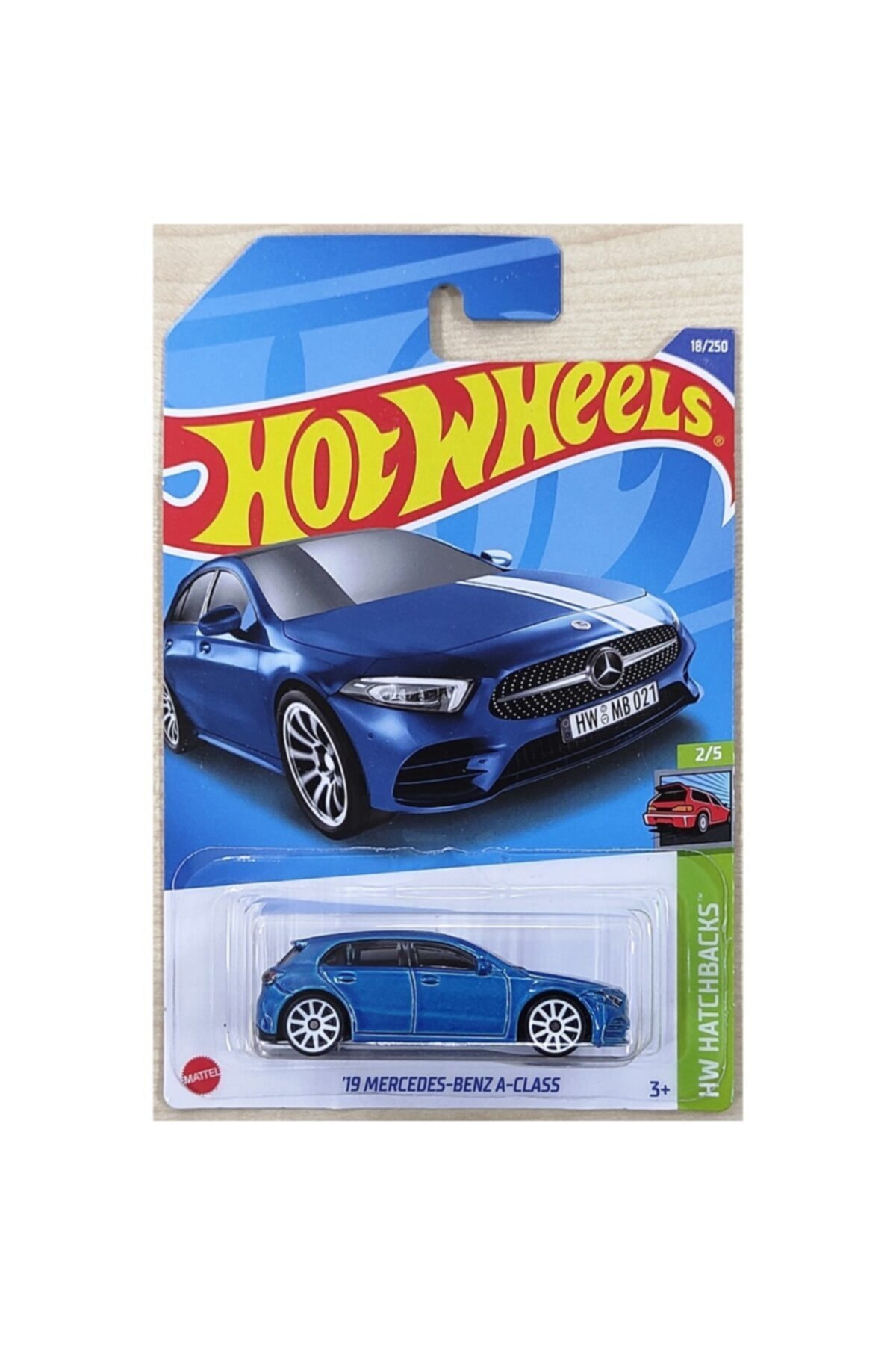 ماشین اسباب بازی 19 مرسدس بنز کلاس A آبی از ترکیه HOT WHEELS