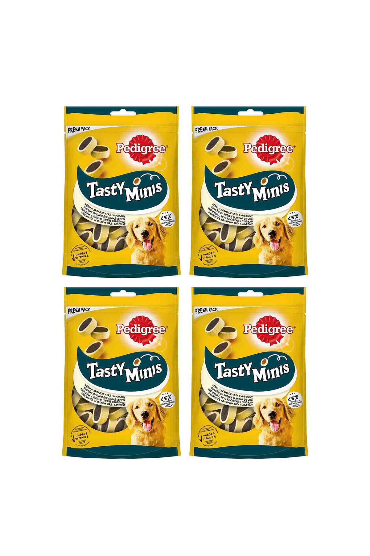 تشویقی سگ پدیگری Pedigree Tasty Minis، ۱۴۰ گرم، 4X