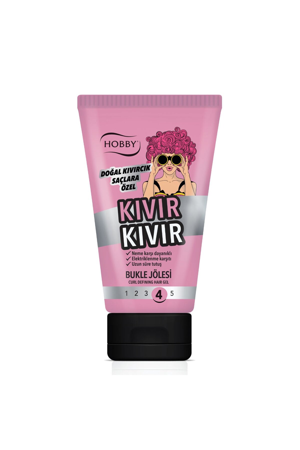 ژل حالت دهنده مو مدل Kıvır Kıvır حجم 150 میلی لیتر مناسب برای همه جنسیت ها Hobby