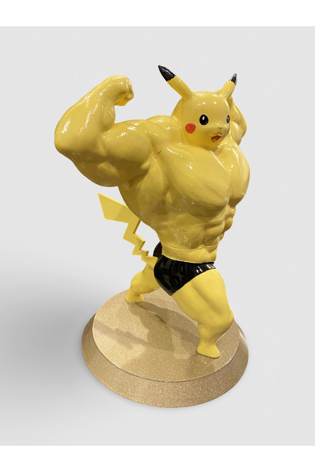 فیگور پوکمون پیکاچو ورزشکار عضلانی 15 سانتی متر از ترکیه 3DLAYERCRAFT