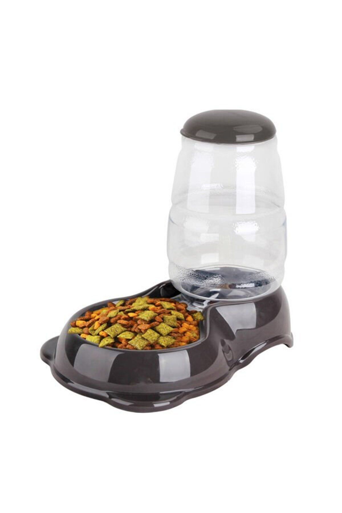 ظرف غذا و آب مخزن‌دار گربه و سگ، مدل PWS11072 مشکی 1.36 kg
