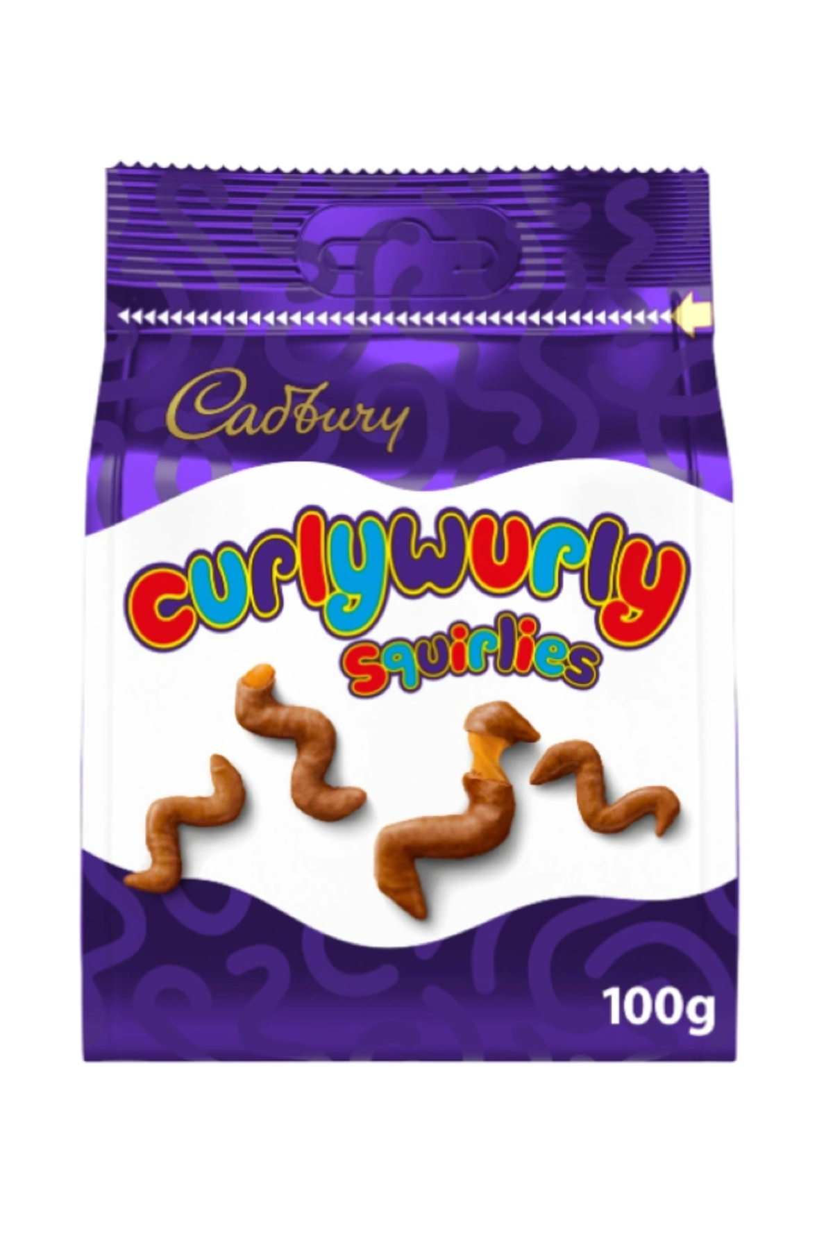 شکلات Curlywurly Squirlies کدبری Cadbury، ۱۰۰ گرم
