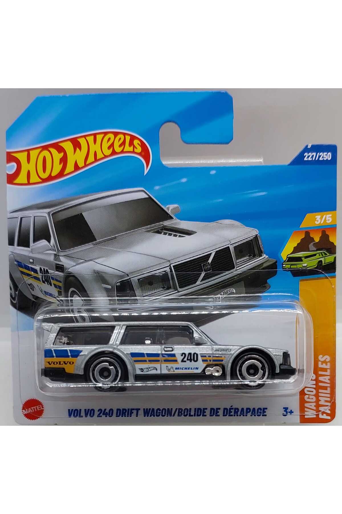 ماشین اسباب بازی واگن ولوو 240 دریفت JBB40 از ترکیه HOT WHEELS