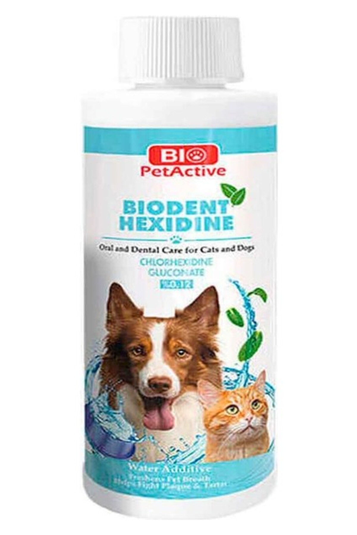 محلول مراقبت دهان و دندان بیو پت اکتیو Bio Pet Active Biodent Hexidine برای گربه و سگ، ۲۵۰ میلی‌لیتر