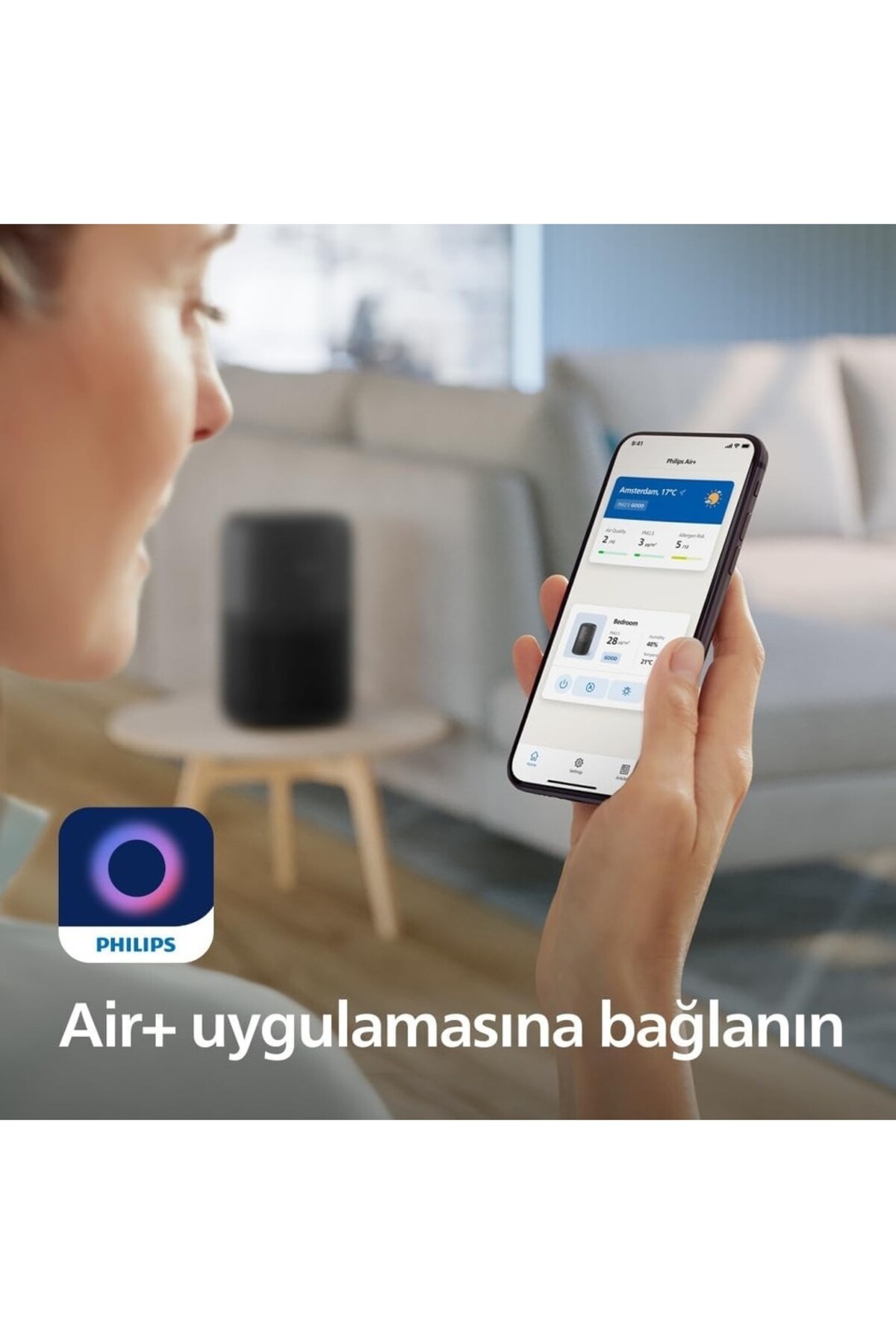 تصفیه کننده هوا موثر تا 65 متر مربع هپا و فیلتر کربن اکتیو با هدیه کفش اورجینال Philips