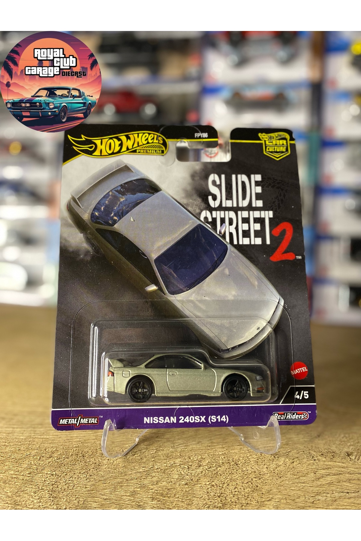ماشین اسباب بازی NISSAN 240SX S14 SLIDE STREET 2 PREMIUM 1 64 از ترکیه HOT WHEELS