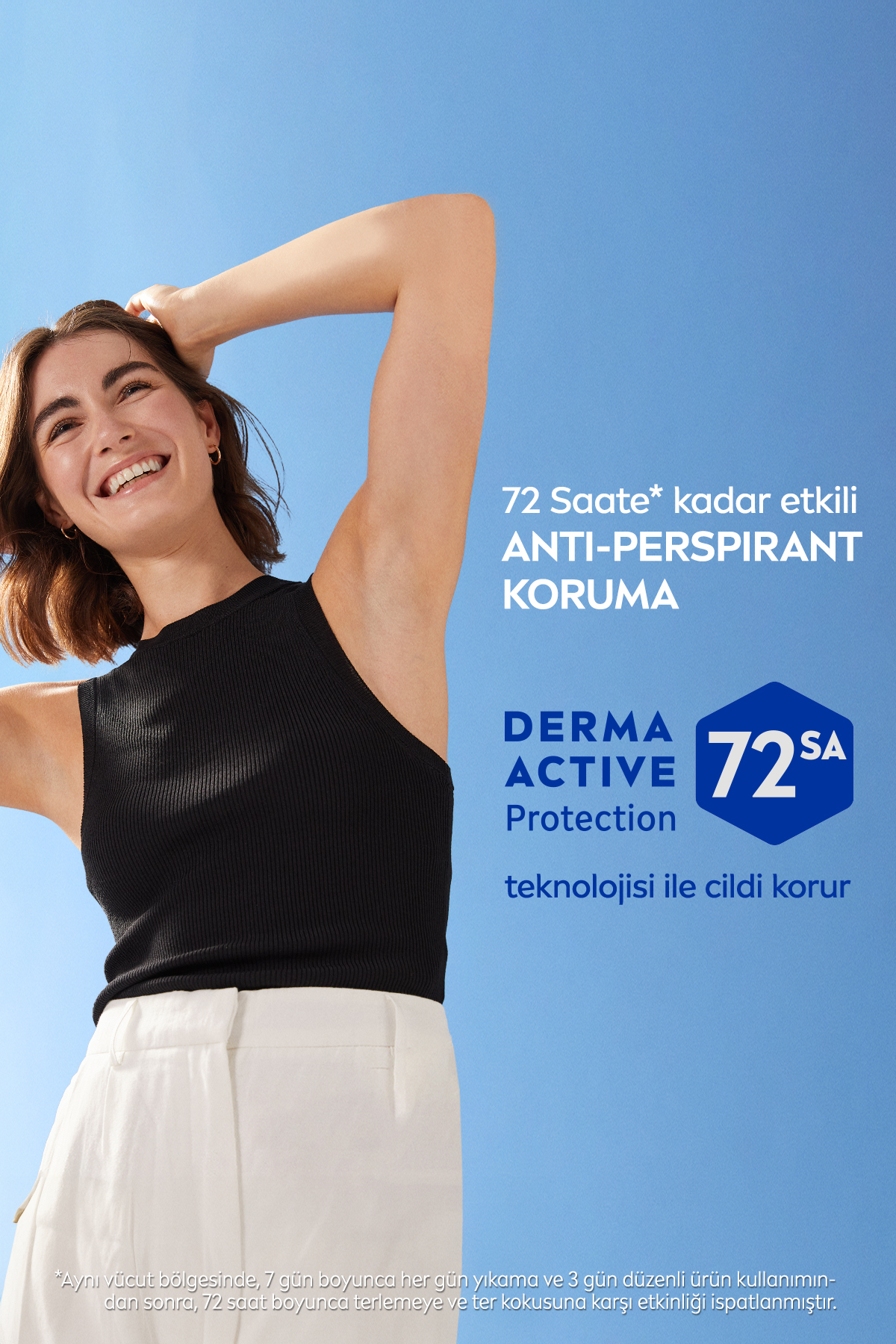 NIVEA ضد تعریق اسپری زنانه مخصوص لباس سیاه و سفید NIVEA Smoothness 48 ساعت حفاظت 150 میلی لیتر X2