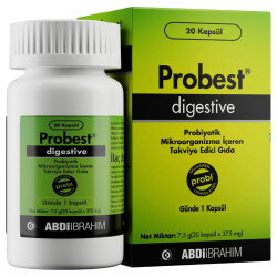 کپسول پروبیوتیک عبدی ابراهیم Abdi İbrahim مدل Probest Digestive بسته ۲۰ عددی