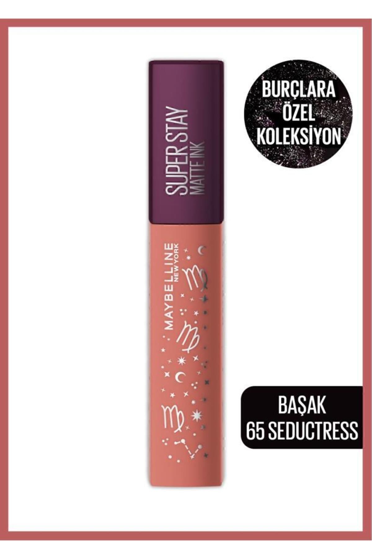 Maybelline New York روژلبای مایع مات زودخشک سوپر استی میت اینک زودیاک ۶۵ مجذوب (سنبله)