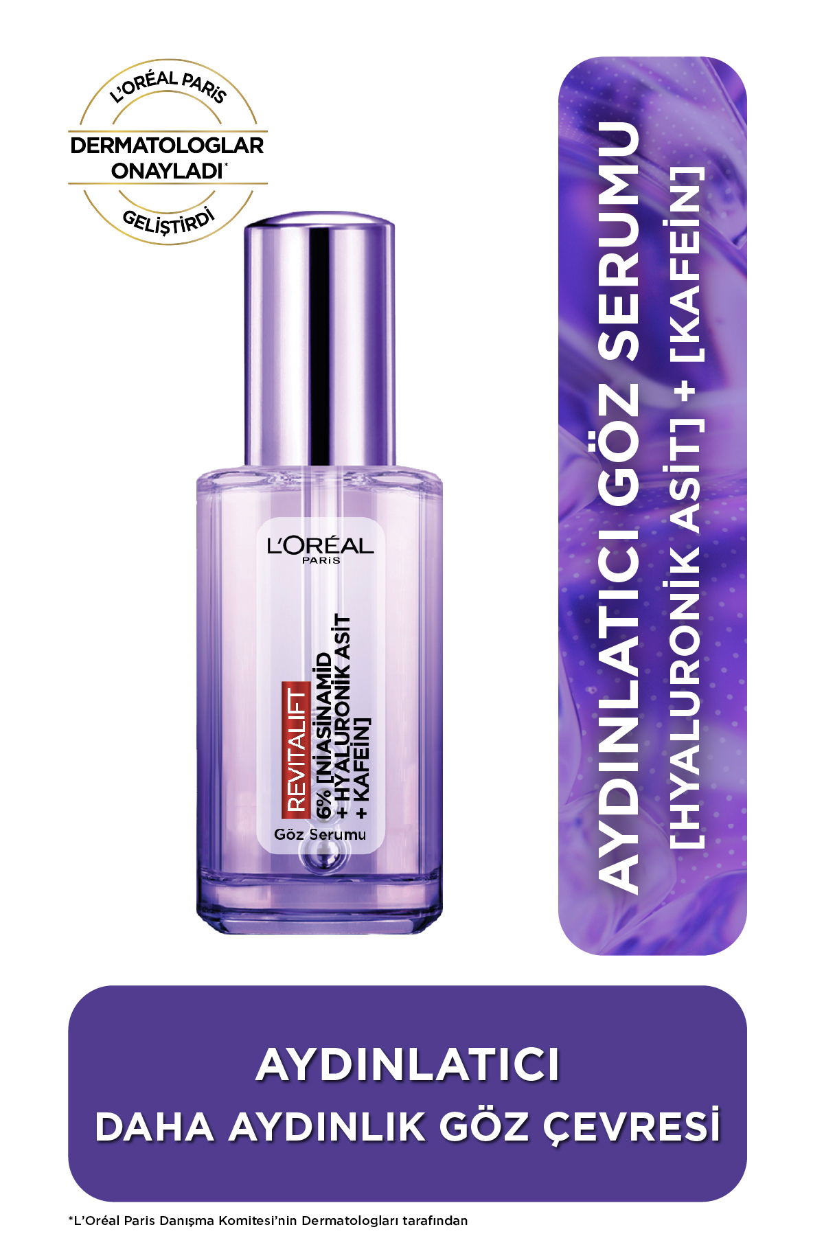L'Oreal Paris سرم روشن کننده چشم Revitalift Filler با اثر کاهش حلقه‌های تیره 20 میلی‌لیتر