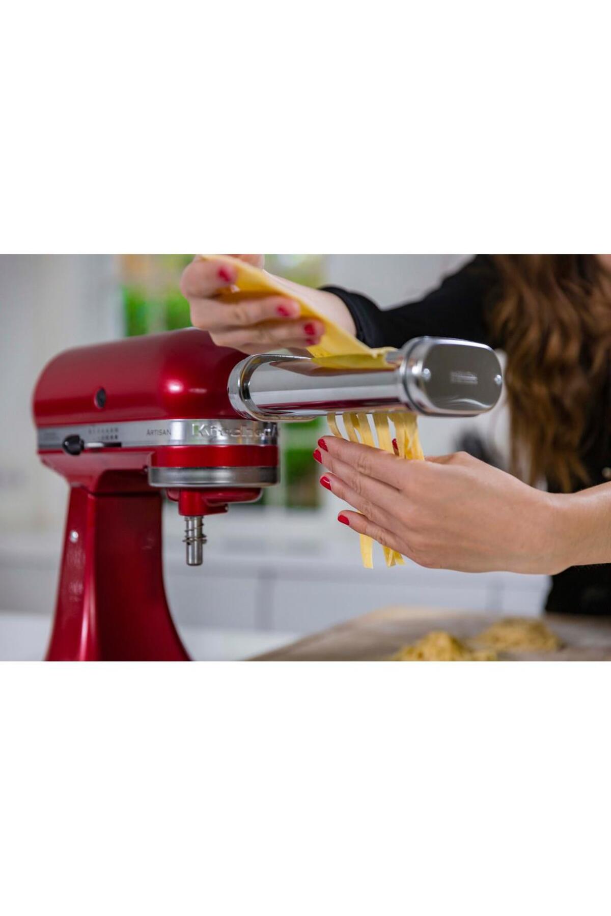 میکسر و ست غلتک خمیر 3 تکه لوازم جانبی کاتر ماکارونی 5KSMPRA اورجینال Kitchenaid