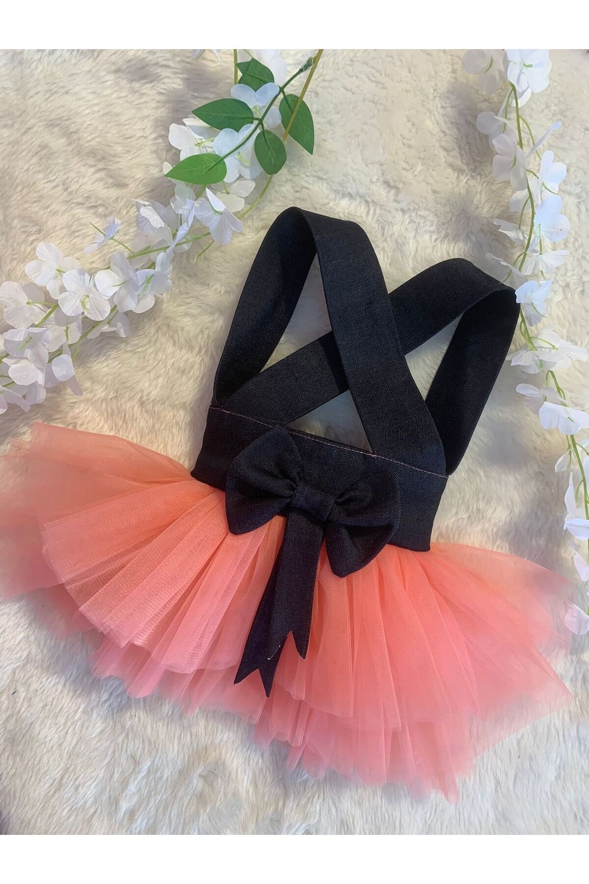 لباس توتو جین سگ و گربه آریا پت بوتیک aria pet butik چندرنگ