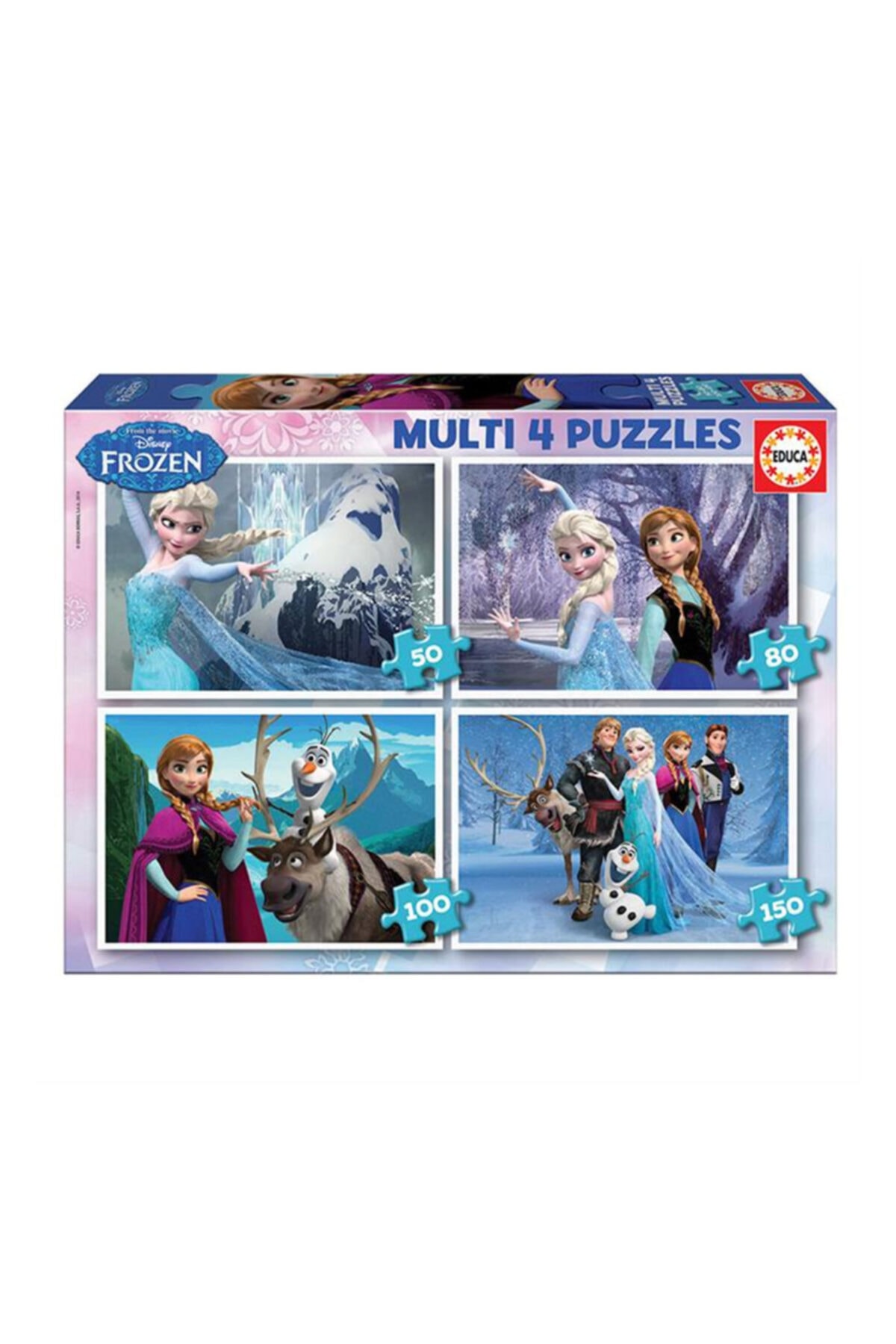 پازل یخ زده MULTI 4'S 1 PUZZLE 16173 ادوکا اورجینال EDUCA