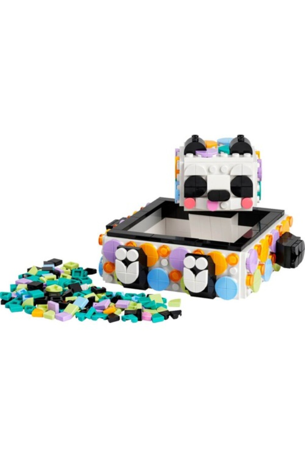 LEGO لگو ست جعبه نگهدارنده داتس سینی پاندا ناز 41959 برای کودکان 6 سال به بالا (517 عدد)