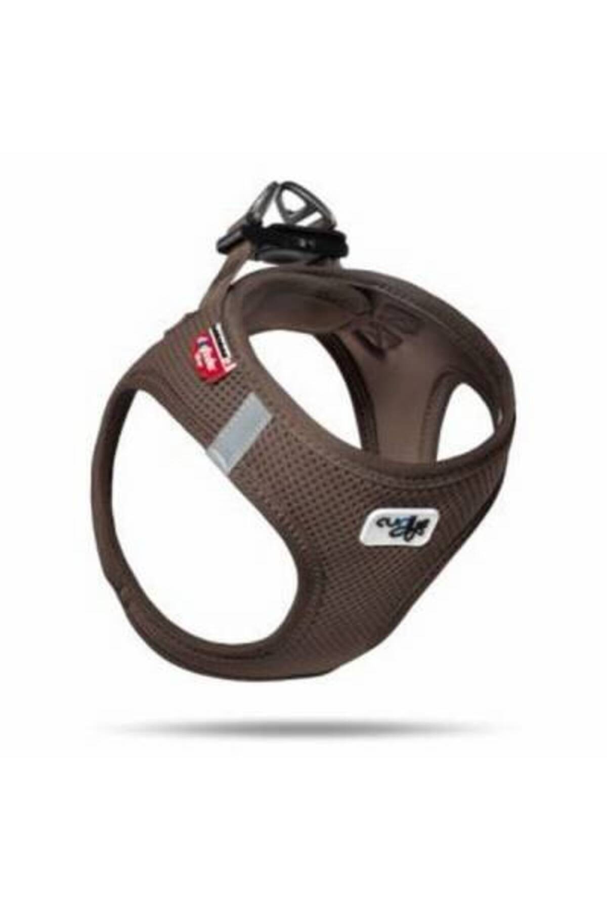 هارنس جلیقه‌ای سگ Air-Mesh، قهوه‌ای، سایز 3XS