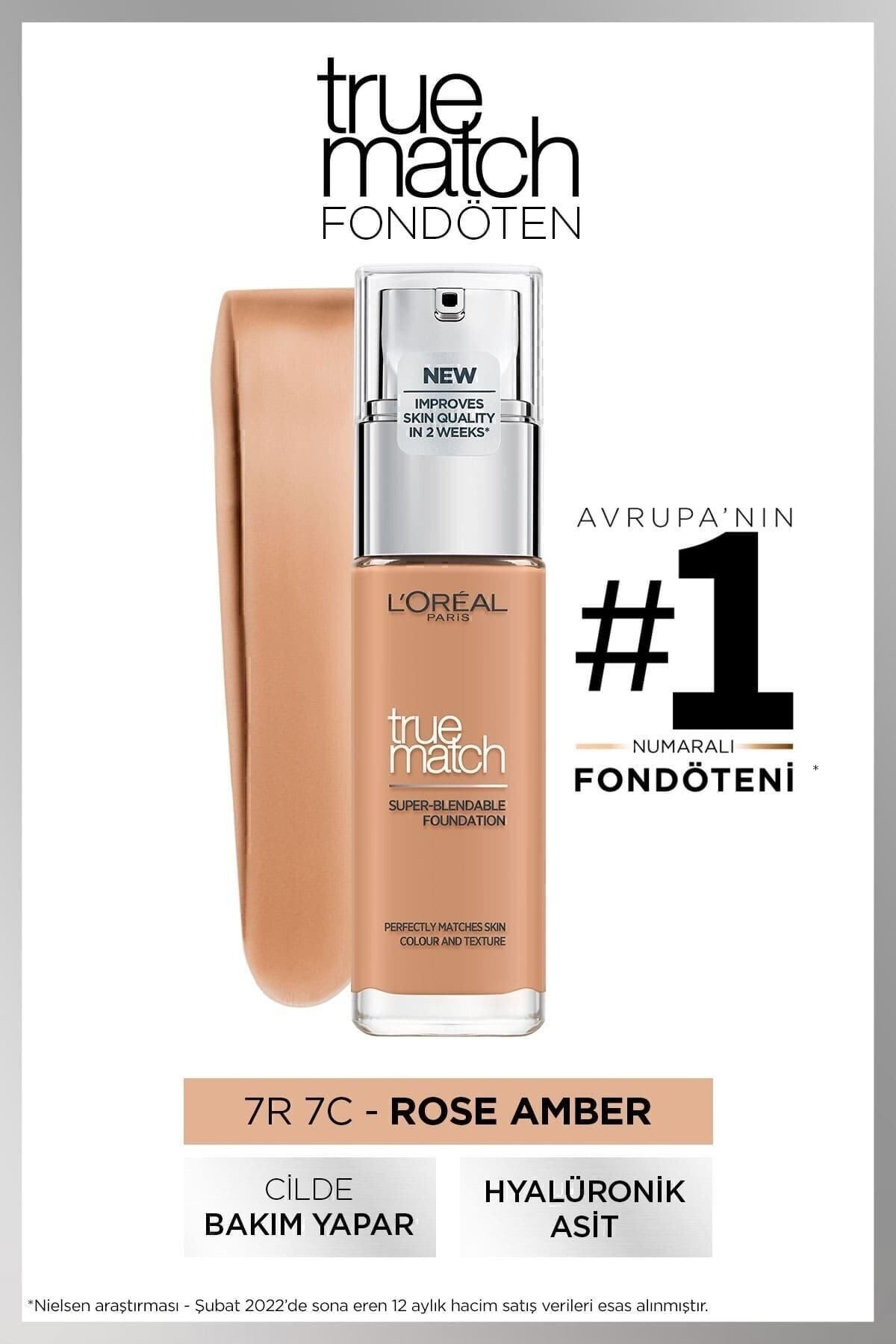 L'Oreal Paris کرم پودر مراقبتی True Match رنگ عاجی شماره 7R