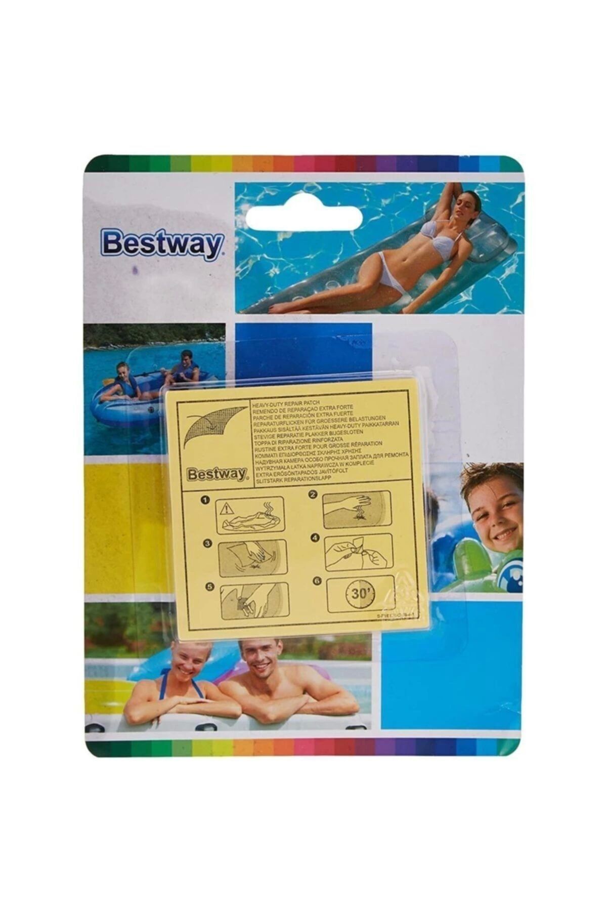وسایل دریا 10 عدد کیت تعمیر دریایی بادی پچ چسب استخر Bestway