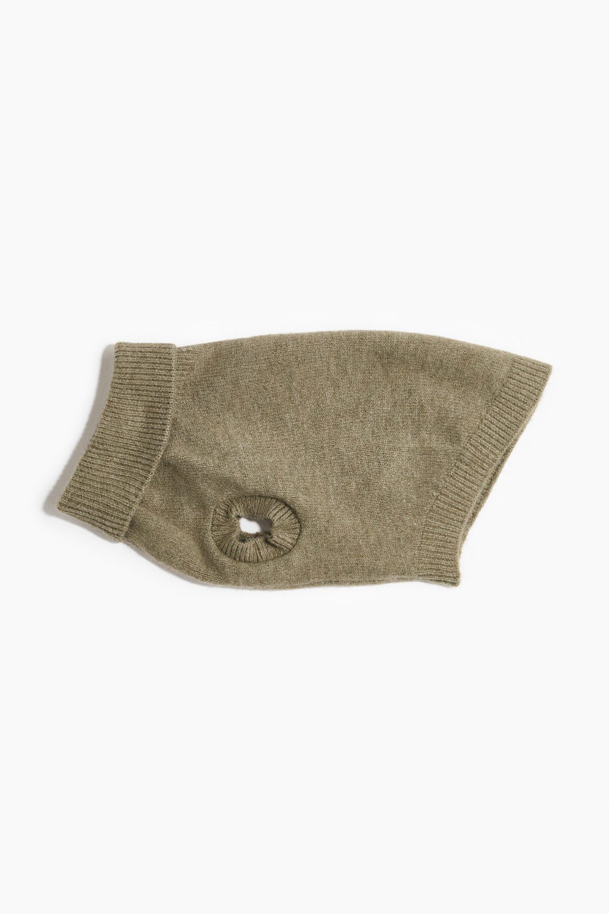 ژاکت بافت نازک سگ اچ‌اندام H&M، خاکی