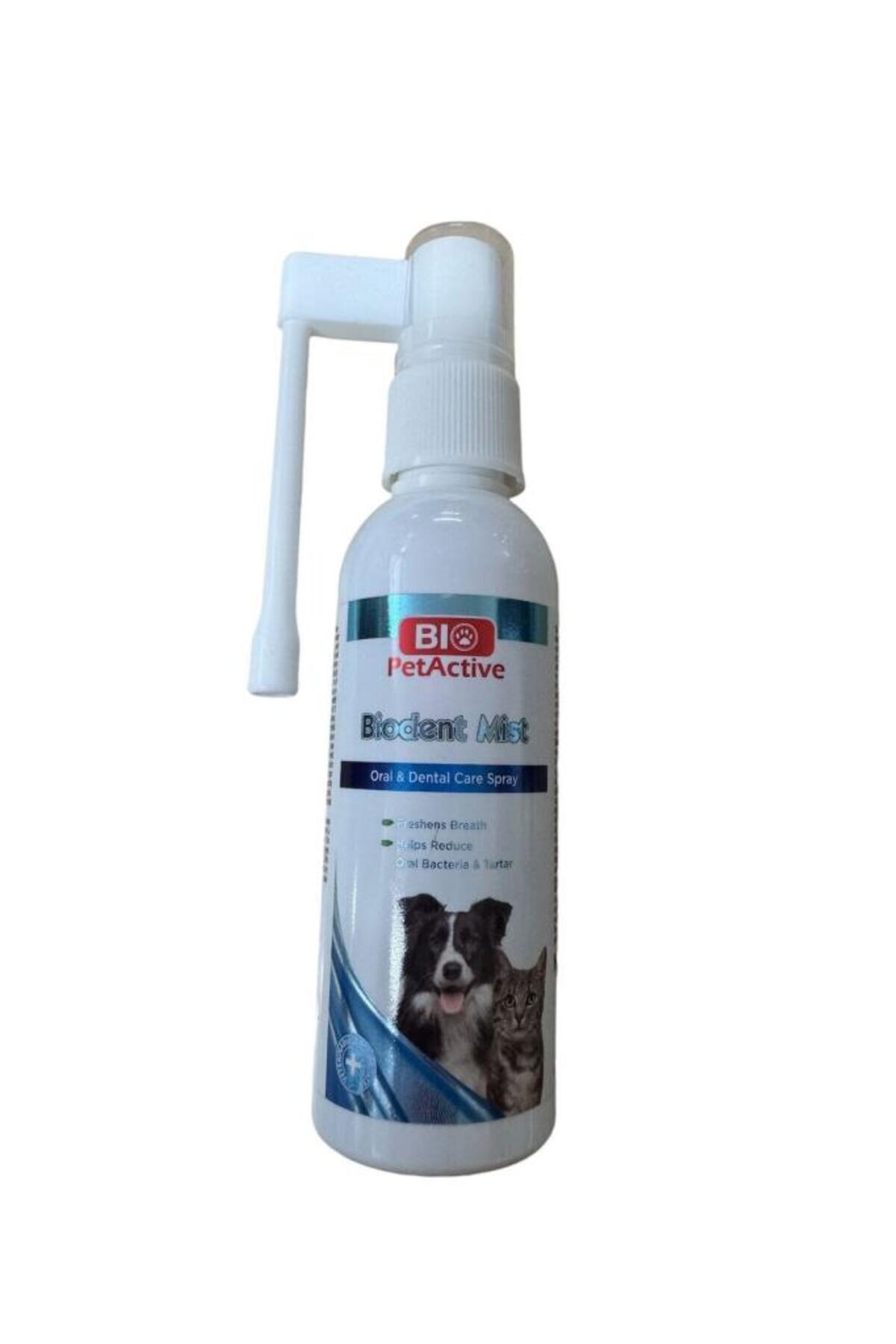 اسپری مراقبت دهان گربه و سگ بایو پت‌اکتیو Bio PetActive Biodent Mist، ۵۰ میلی‌لیتر