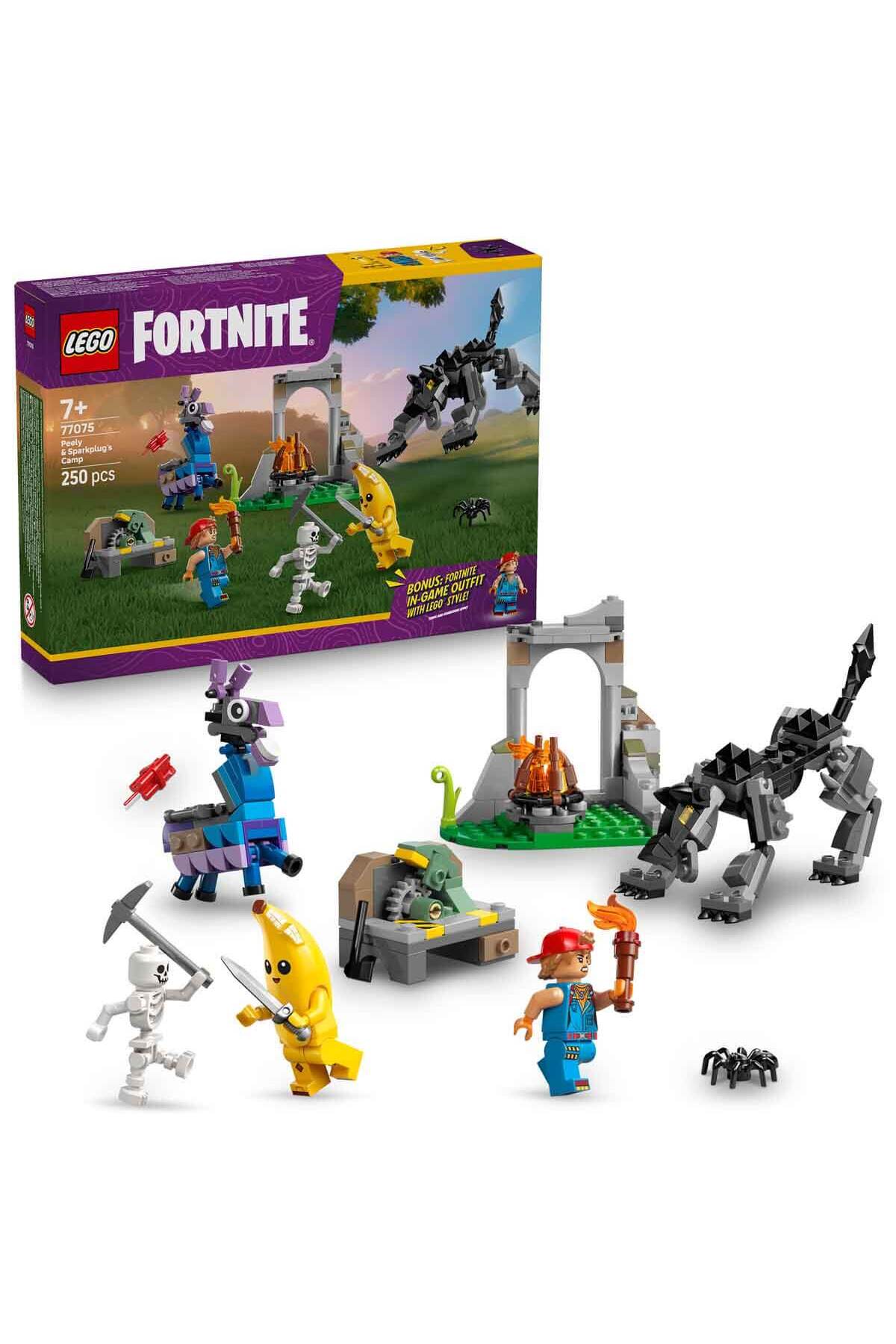 لگو و اسباب بازی های ساخت محور FORTNITE VICTORIOUS AND THE MECHANIC'S APPRENTICE CAMP 77075 VI FOR KIDS 7 به بالا اورجینال LEGO