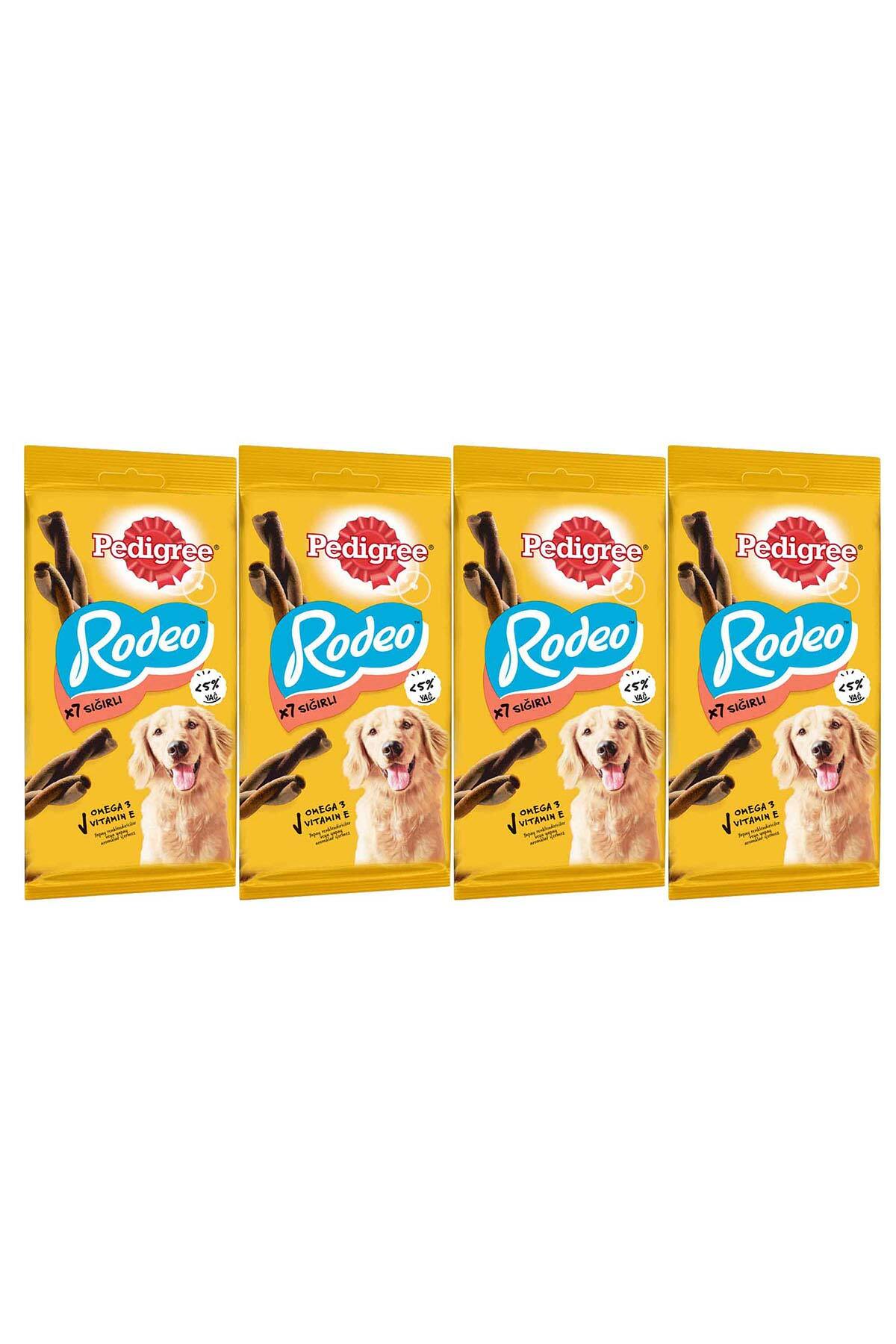 تشویقی سگ پدیگری Pedigree Rodeo، ۷ عددی، ۴×۱۲۳ گرم