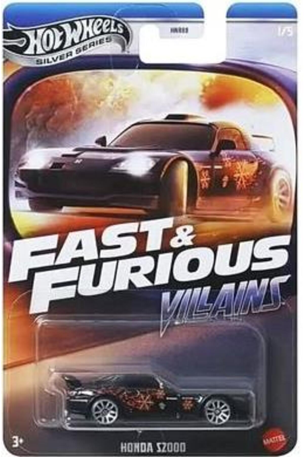 ماشین اسباب بازی شرورهای سریع و خشمگین هوندا S2000 JBY34 هات ویلز اورجینال HOT WHEELS