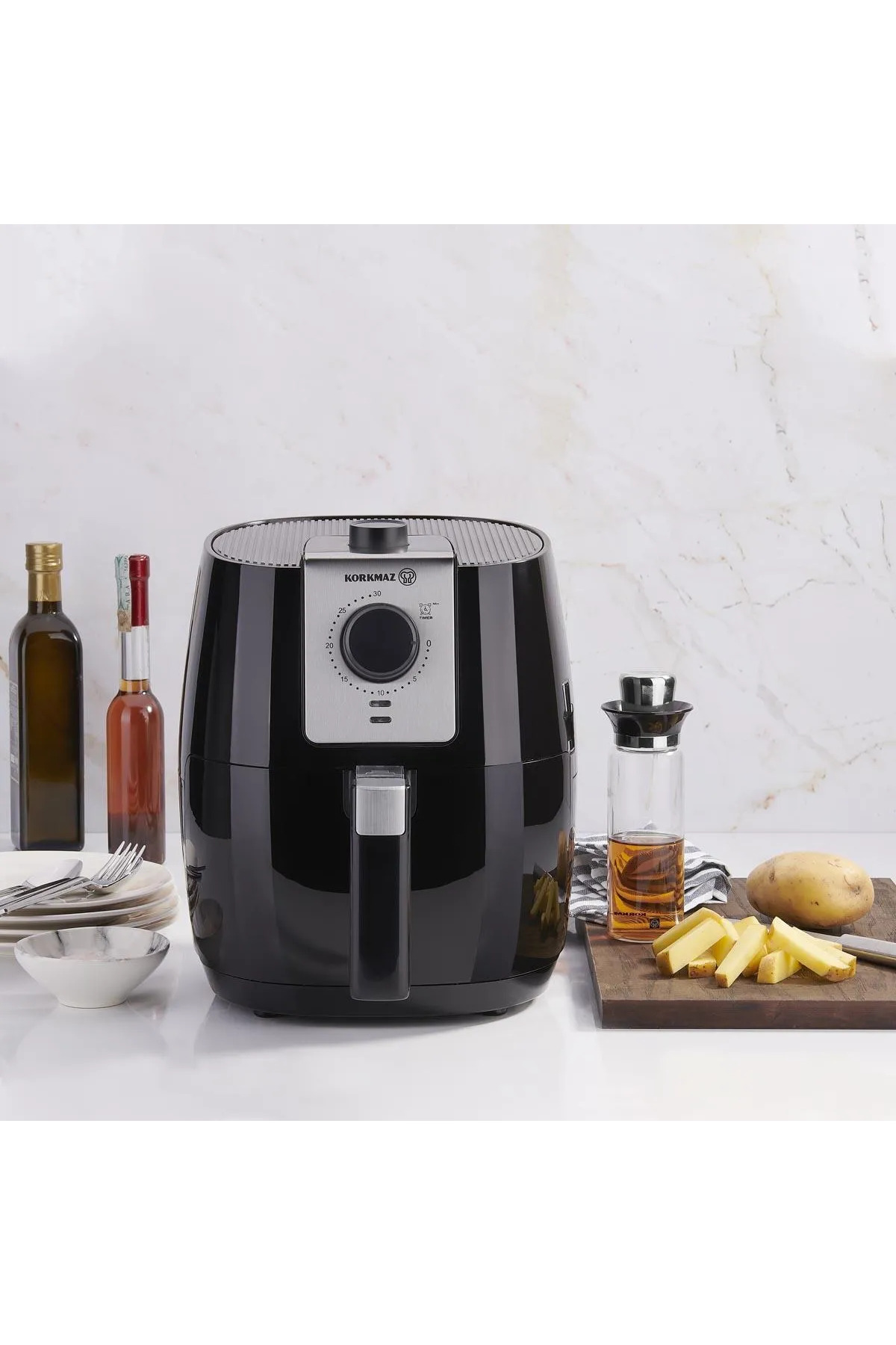 سرخ کن AIR AIRFRYER 5 LT 1500 W FRYER A887 اورجینال KORKMAZ