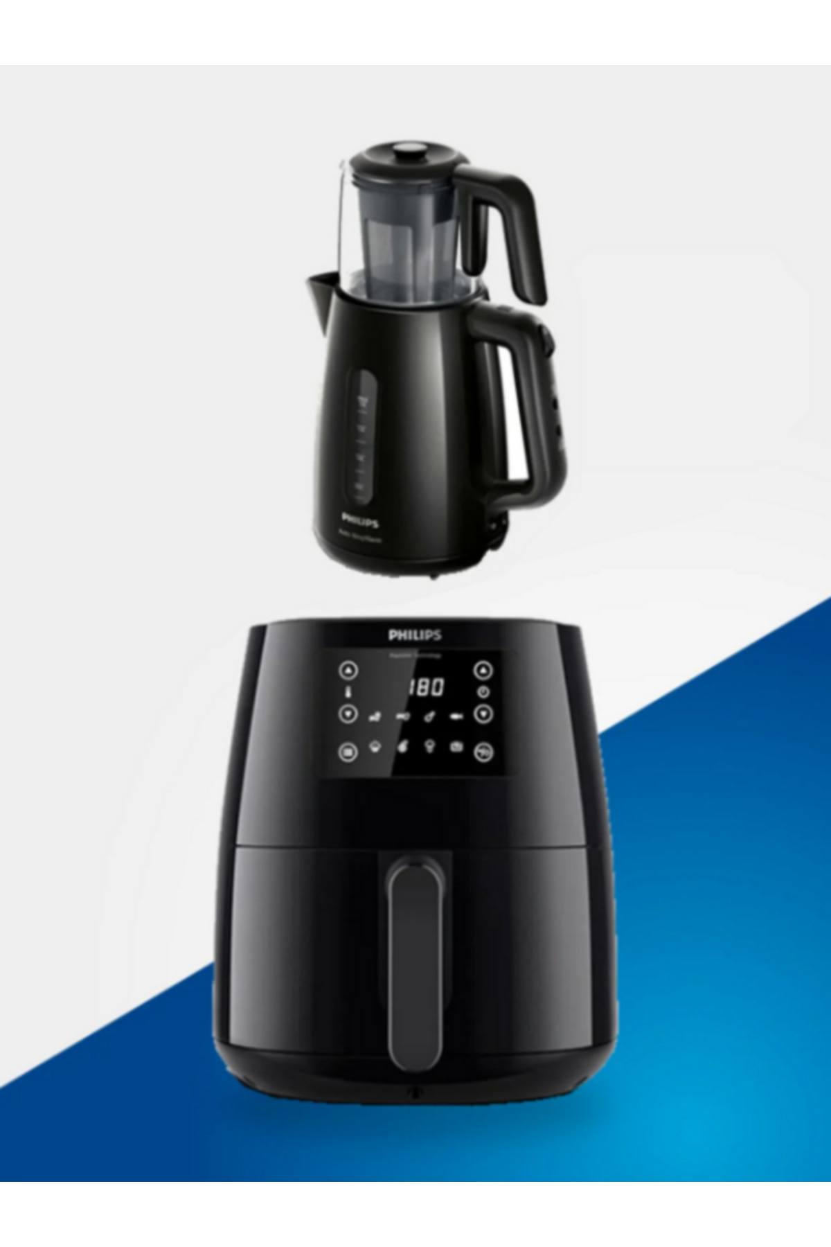 سرخ کن هواساز HD9243 90 و چای ساز HD7301 00 اورجینال Philips