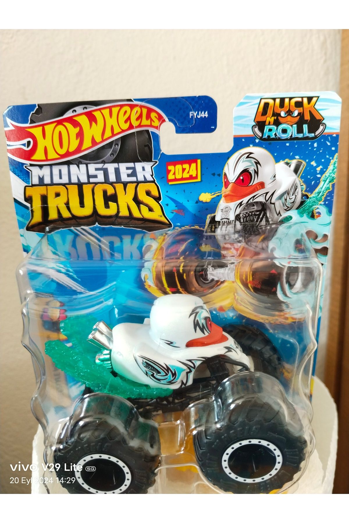 ماشین اسباب بازی MONSTER TRUCKS DUCK N ROLL 2024 SERIES 1:64 مقیاس هات ویلز اورجینال HOT WHEELS