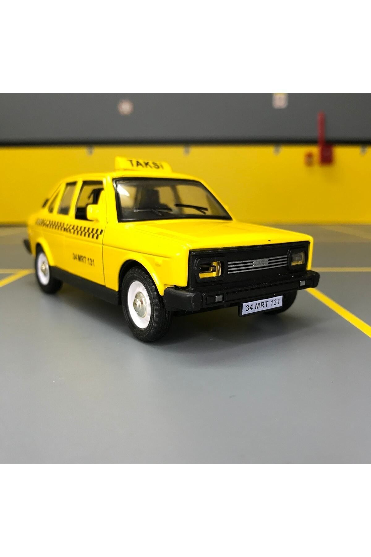 مدل خودرو MURAT 131 TAXI 1 36 SCALE C&C MODEL GARAGE PULL DROP DIECAST METAL TOY CAR از ترکیه Birlik Oyuncak