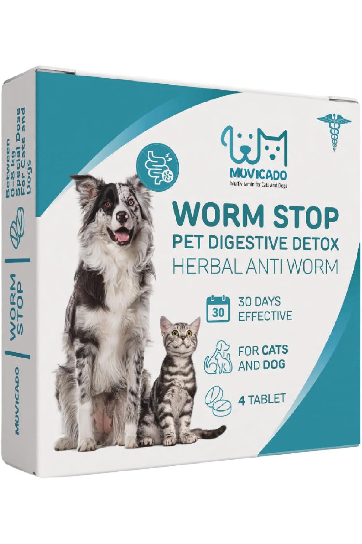 قرص گربه و سگ ییلدیزان Yıldızan، TSN Muvicado Worm Stop، 1258120