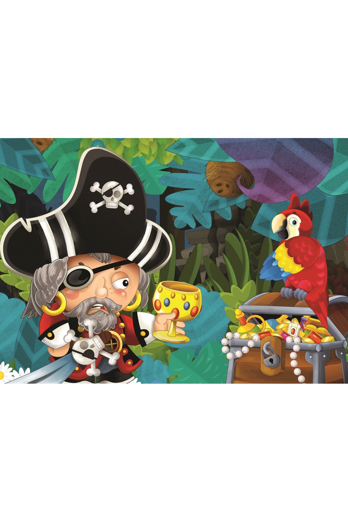 پازل ها و یاپبوزهای کودک دخترانه پسرانه بچگانه PIRATES ART CHILD 2X100 اورجینال ارت Art Puzzle