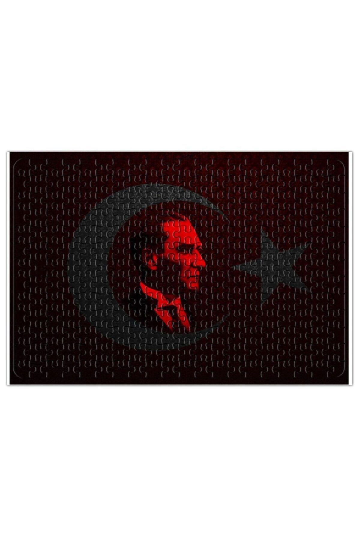 پازل اره منبت کاری مویی 240 تکه آتاتورک 01 از ترکیه Baskı Dükkanı