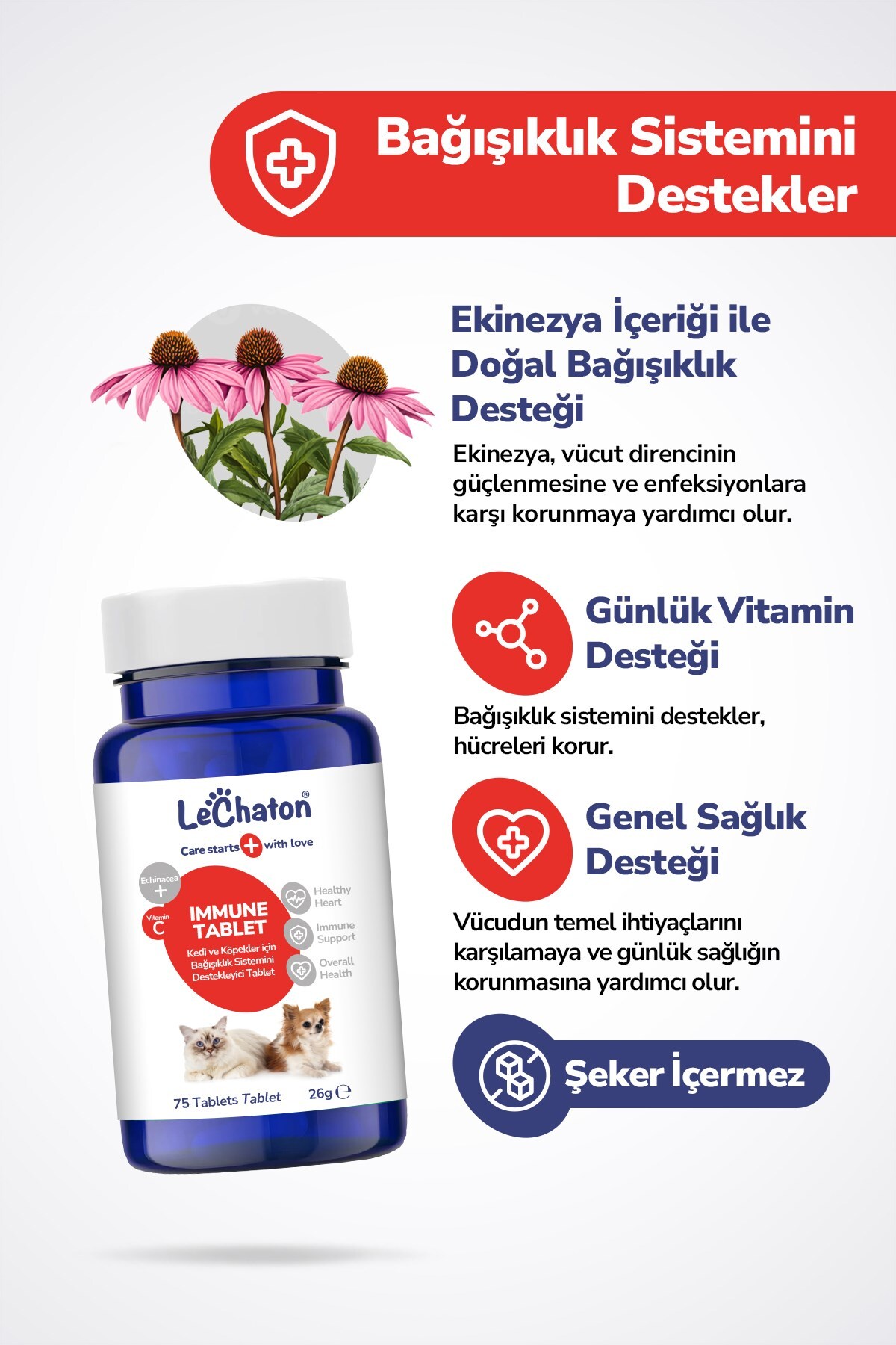 مکمل چندفرمی گربه لچاتون پت‌کر LeChaton Pet Care