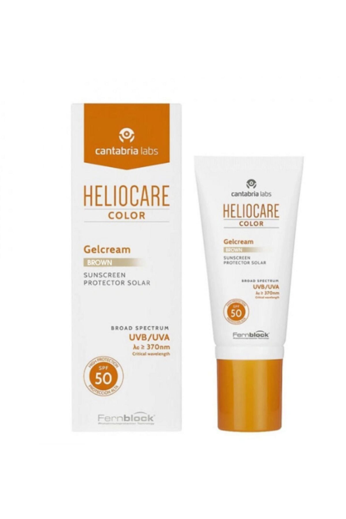 Heliocare ضدآفتاب ژل‌کرم رنگی قهوه‌ای با SPF 50 محافظتی 50 میلی‌لیتری