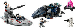 مجموعه ساختنی لگو LEGO استار وارز Star Wars مدل 40755 سفینه فرود امپراتوری و موتور سرعت شورشی