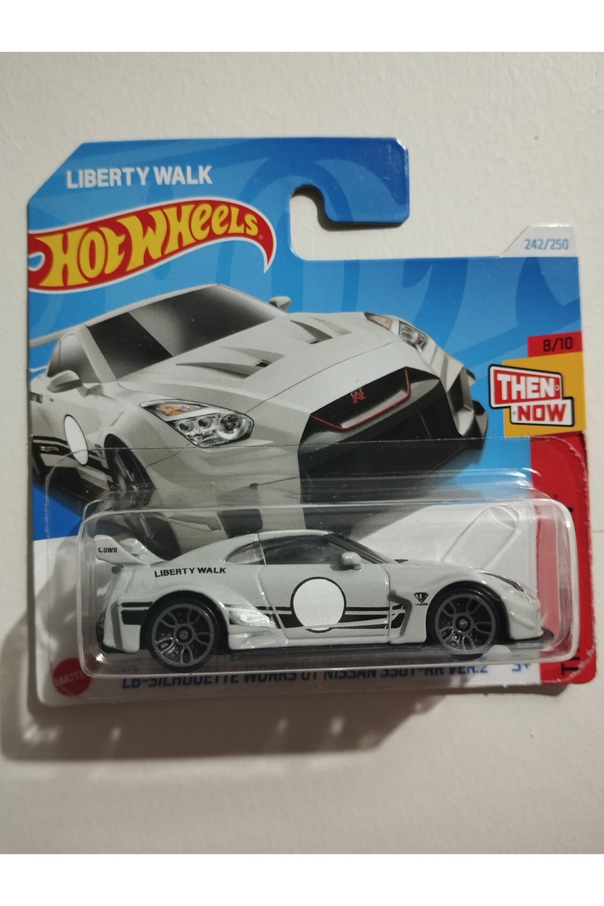 ماشین اسباب بازی LB SILHOUTTE WORKS GT NISSAN 35GT RR VER.2 مدل R35 LIBERTY WALK هات ویلز اورجینال HOT WHEELS