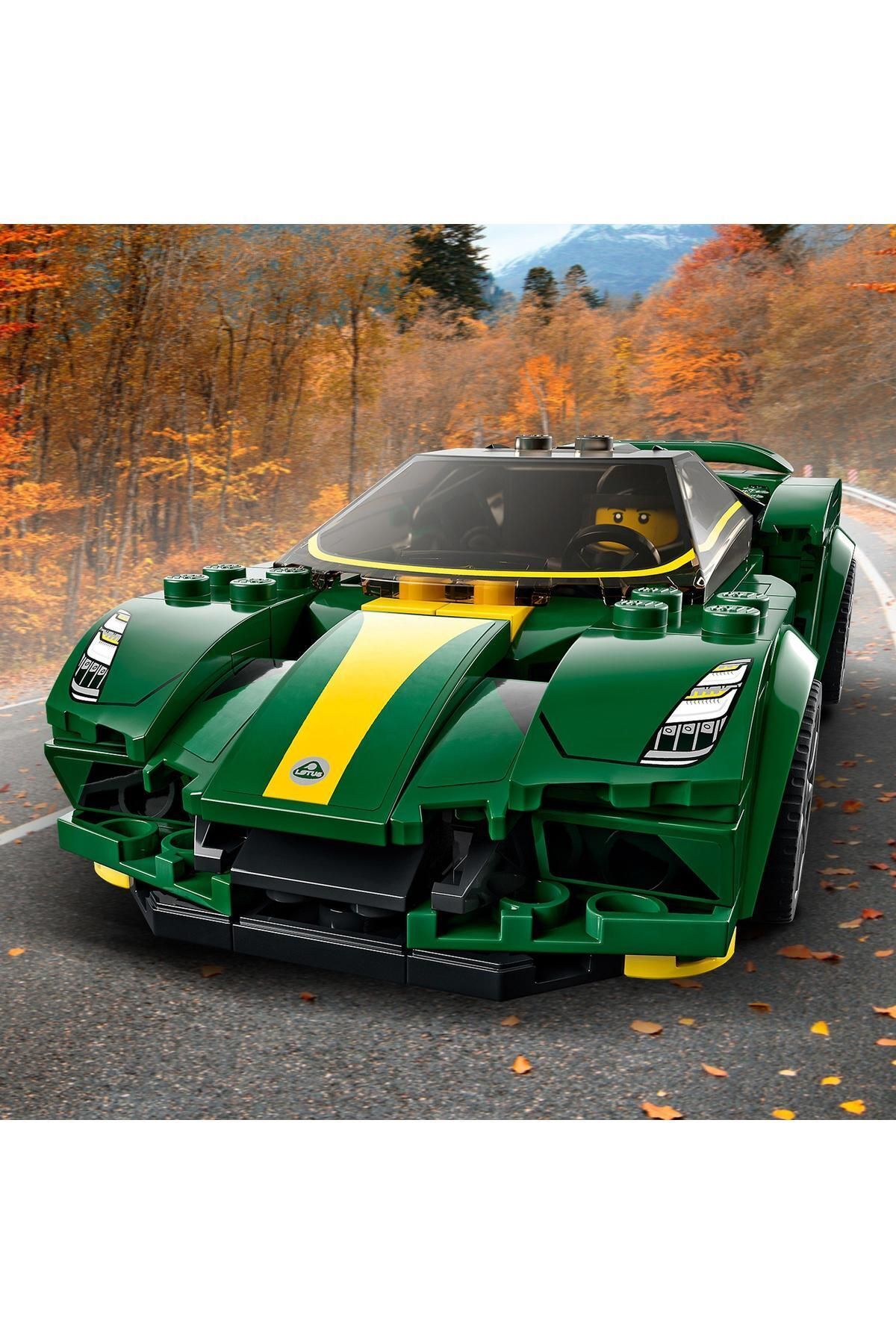 LEGO مجموعه ساخت لوتوس اویجا 76907 اسباب بازی سازی سرعت قهرمانان، 247 تکه 8 سال به بالا