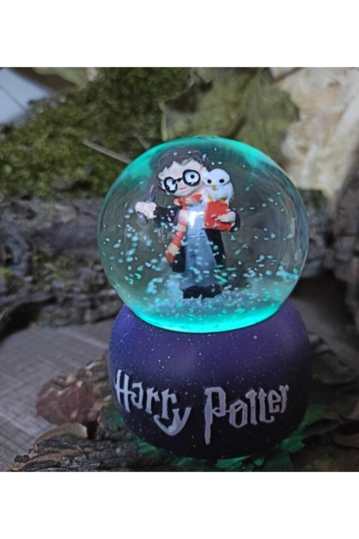 گوی برفی هری پاتر SNOW GLOBE سایز متوسط ​​روشنایی 9X7 سانتی متر از ترکیه Genel Markalar