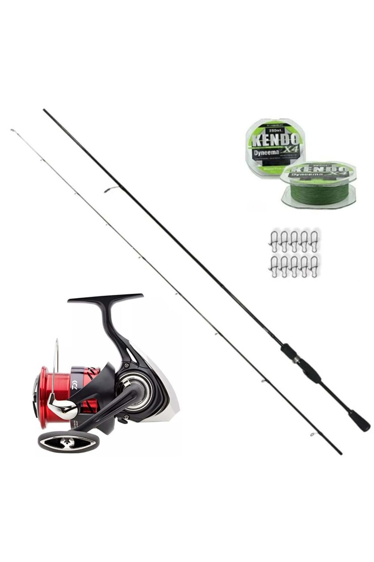 ست چوب و چرخ ماهیگیری اسپین دایوا DAIWA Ninja 4000 و Fujin Sniper، ۲۷۰ سانتی‌متر، ۱۰ تا ۳۰ گرم