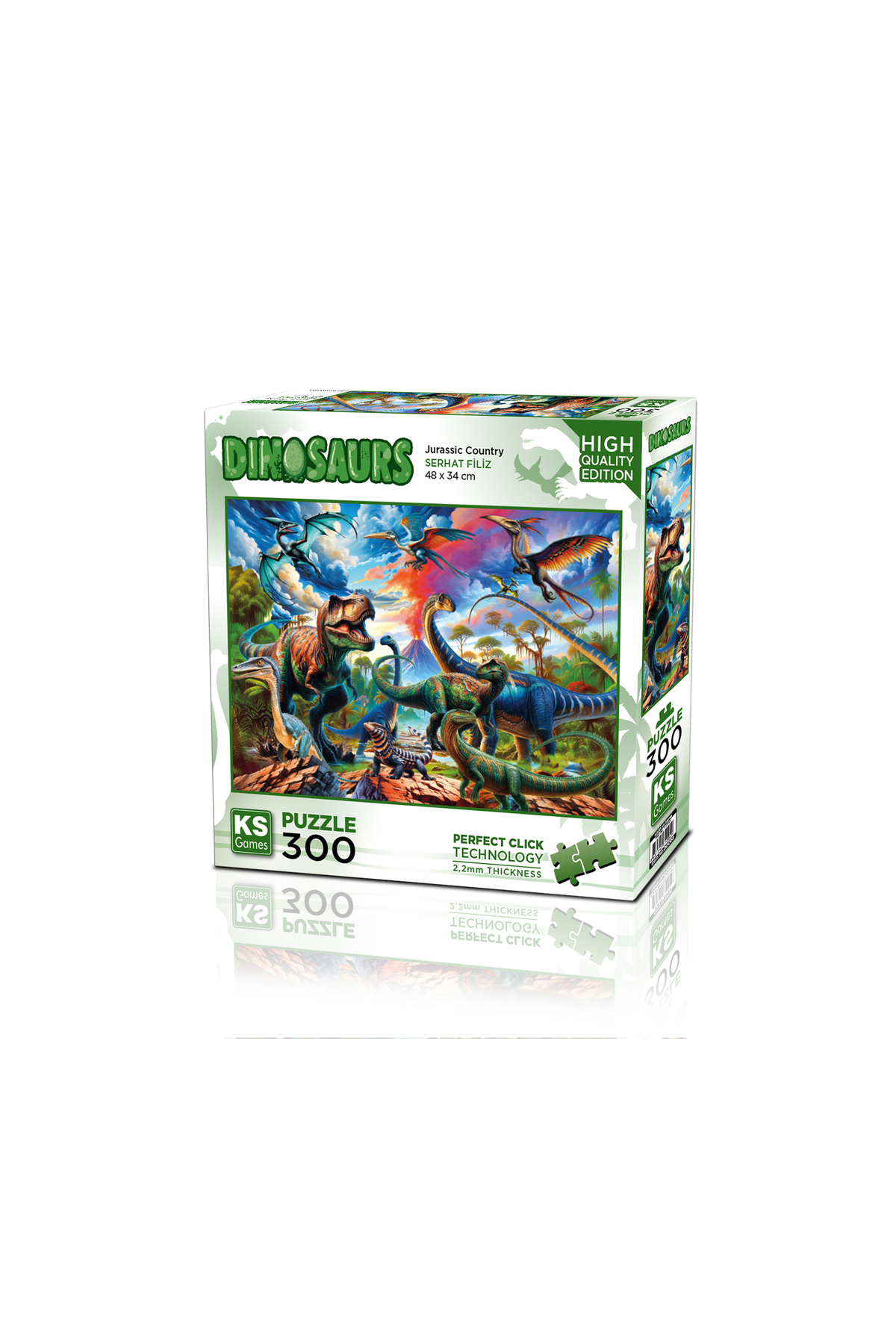 پازل کشور ژوراسیک 300 قطعه اورجینال Ks Games