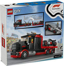 مجموعه ساختنی و نمایشی کامیون حمل‌ونقل فرمول یک با خودروی آئودی F1 لگو LEGO City مدل 60493، ۵۰۸ قطعه، حداقل سن ۷ سال