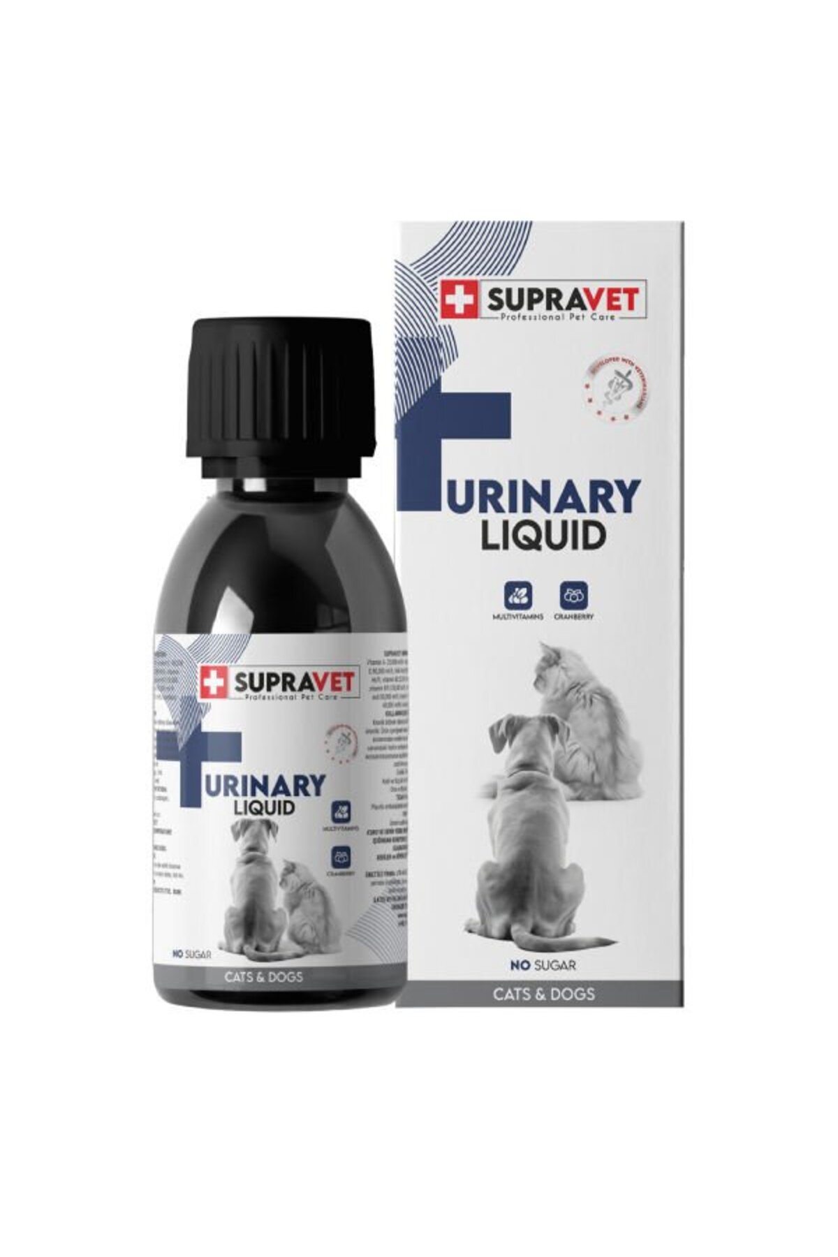 مکمل حمایت از سلامت ادراری گربه و سگ Supravet Urinary فنتاستیک استور fantastik store، ۱۰۰ میلی‌لیتر