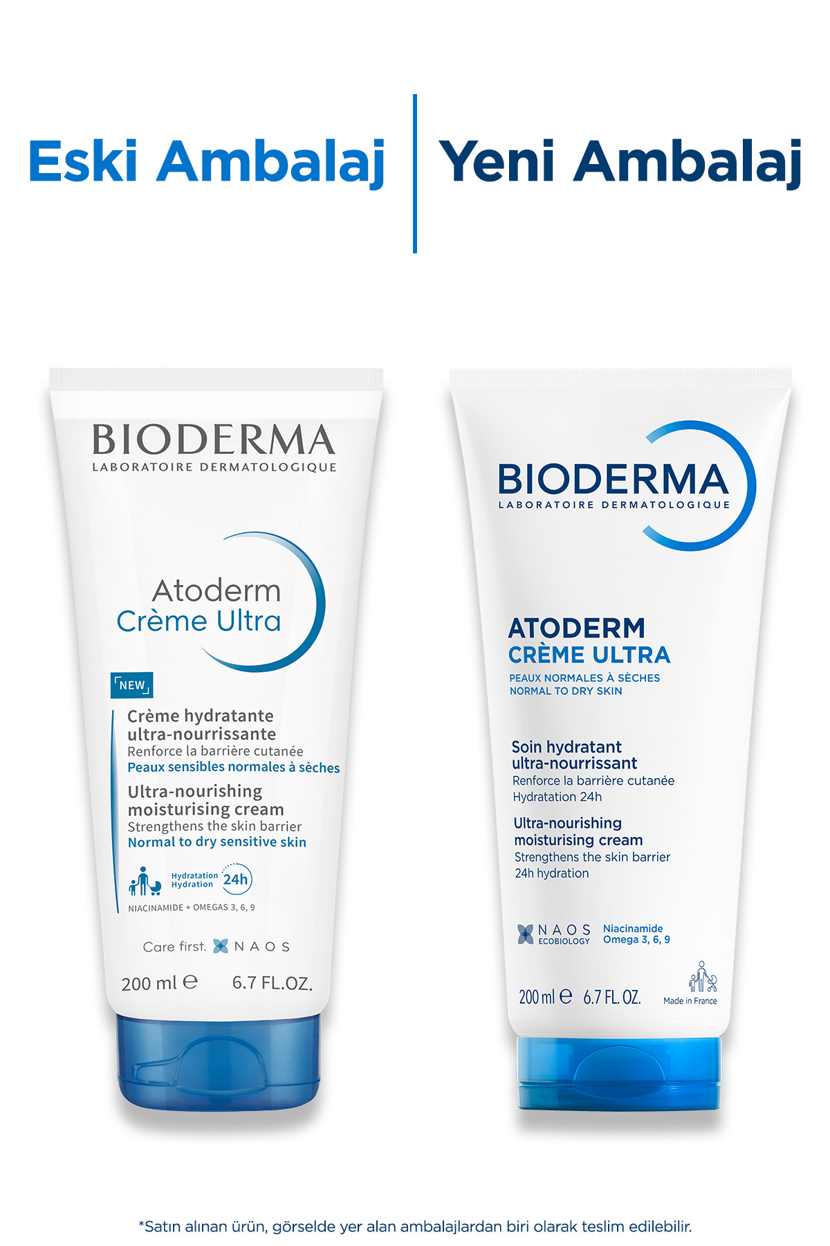 کرم مرطوب کننده تیوپی مدل Atoderm با حجم 200 میل بایودرما Bioderma
