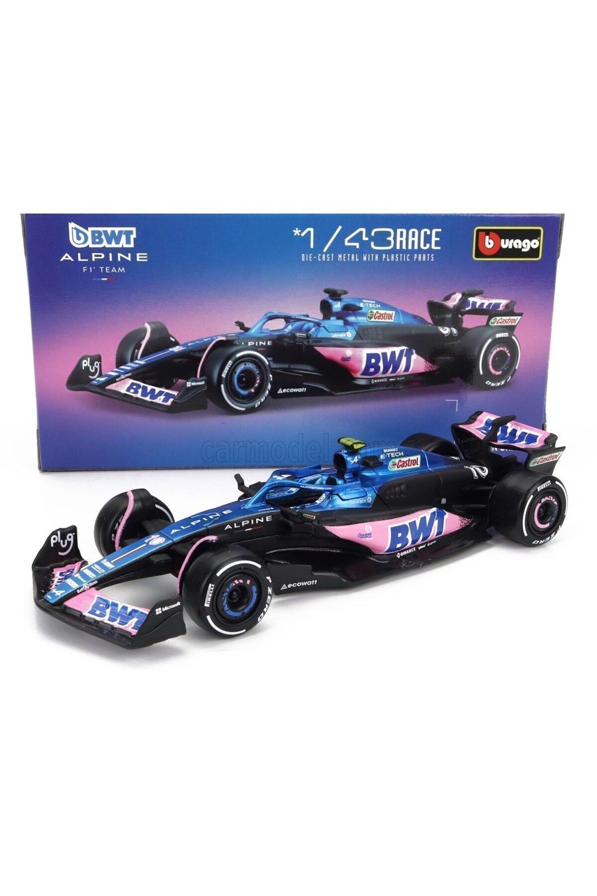 مدل خودرو FORMULA 1 ALPINE F1 A523 PIERRE GASLY 43 DIECAST MODEL COLLECTION CAR اورجینال Burago